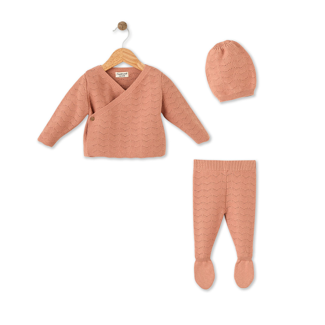 Maya & Luca Сет за новороденче – портокалова - Image 3