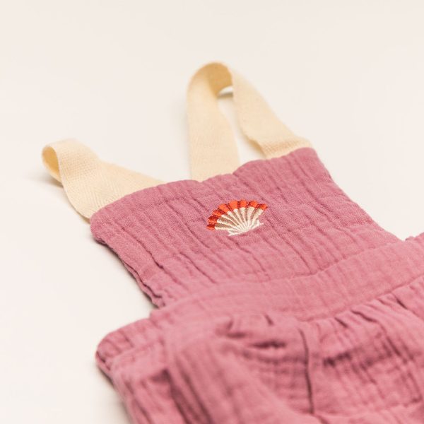 Комбинезон со капче- виолетов Fuchsia (Miela kids) - Image 2